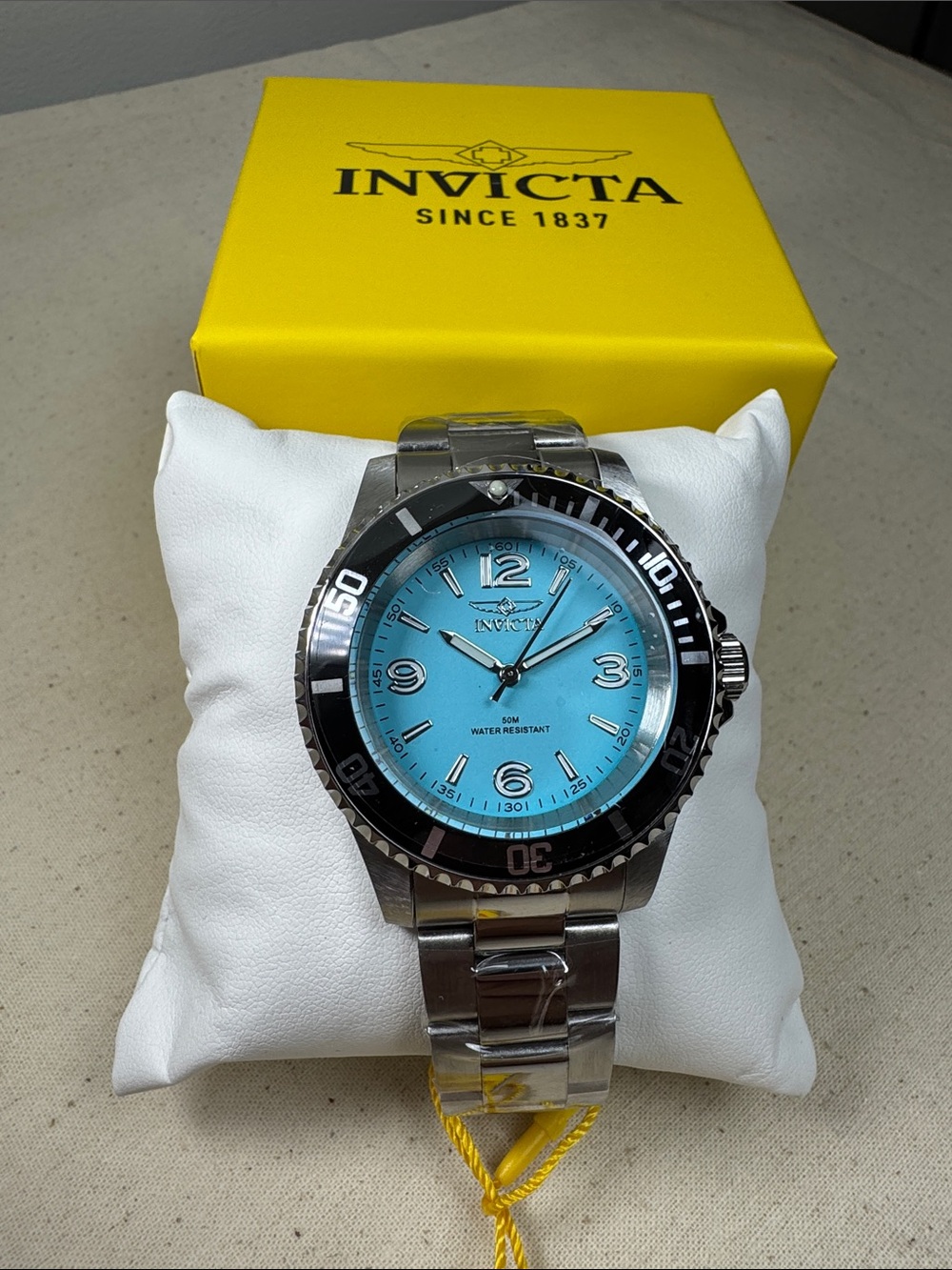 Invicta Rowan Specialty Men’s Tiffany Blue Dial Watch NWT Model 69483 40mm